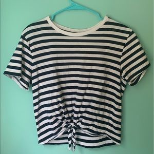 striped crop top!